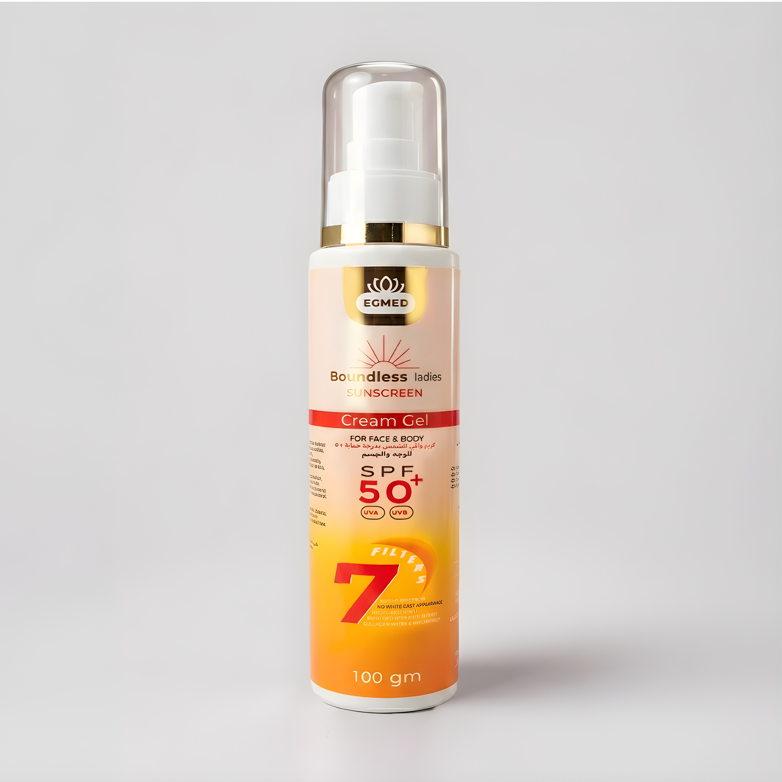 Sunscreen Cream Gel - 100 ml